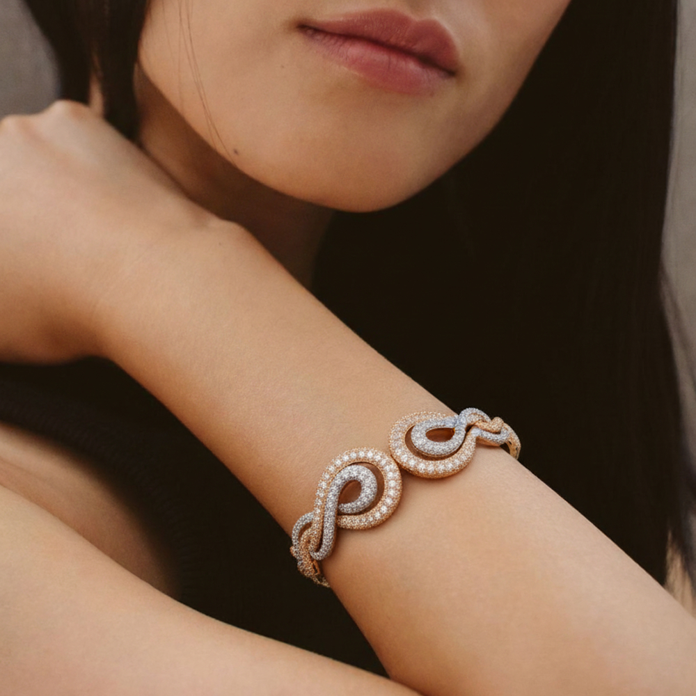 Diamond Loop Bracelet